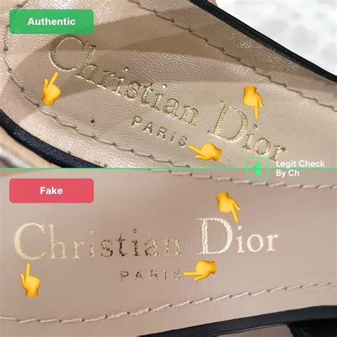 authentic vs fake dior heels|are Dior heels real.